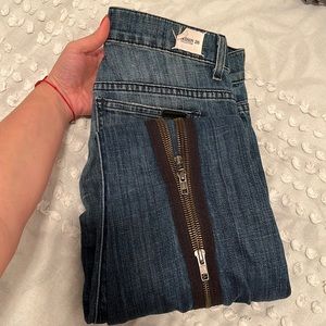 HUDSON Low Rise Jeans With Zipper on the Back